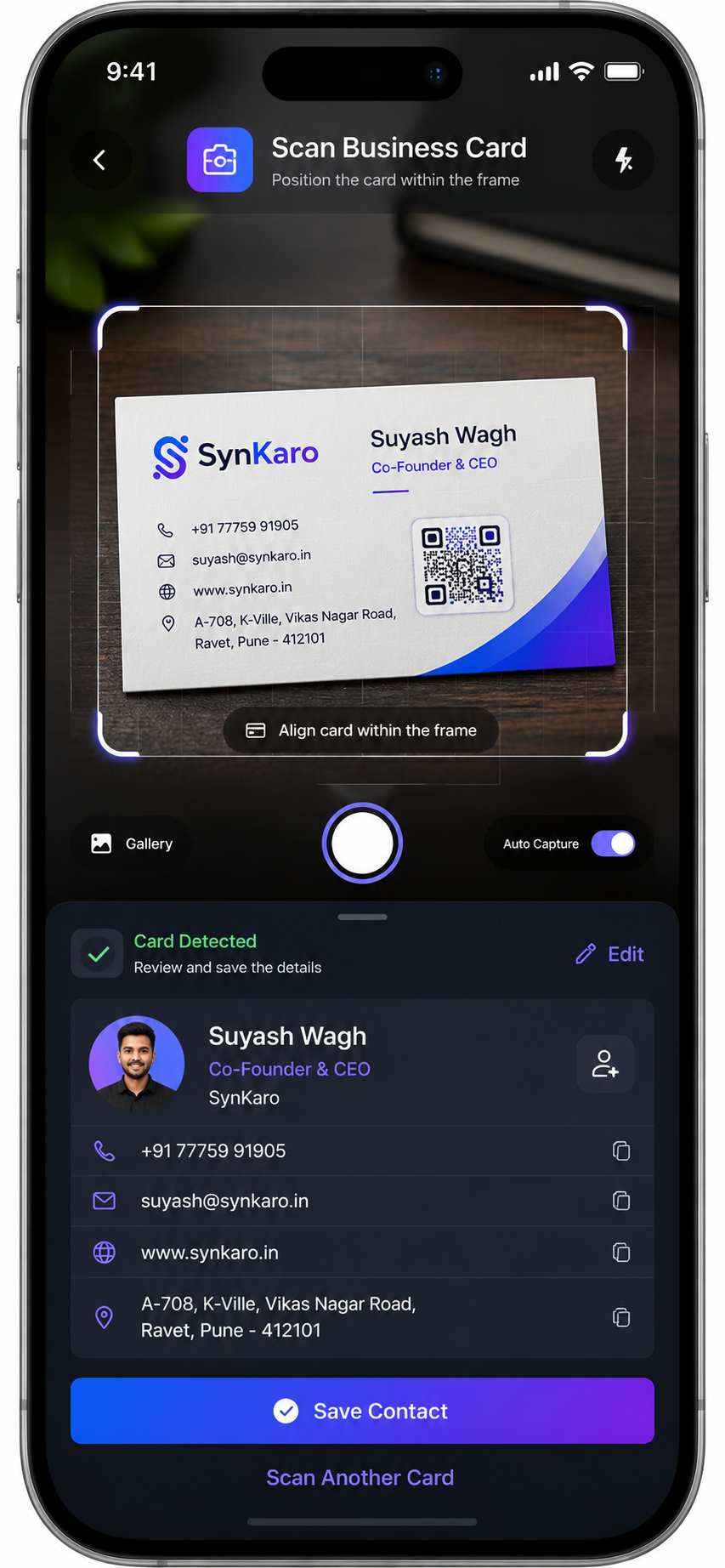 SynKaro professional networking app by StackLab Technologies
